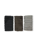 Striped Cleaning Towel 3Pcs Set – 30×30 cm - Multi Color, Kitchen Towels, Chase Value, Chase Value