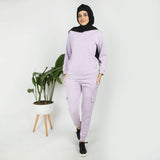 Women's Full Sleeves Sweat Shirt - Lilac, Women Sweatshirts & Hoodies, Chase Value, Chase Value