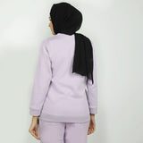 Women's Full Sleeves Sweat Shirt - Lilac, Women Sweatshirts & Hoodies, Chase Value, Chase Value