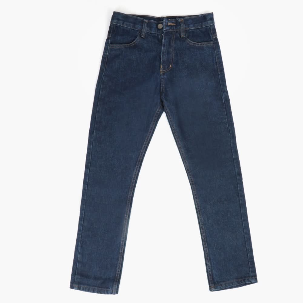 Boys Basic Denim Pant - Dark Blue, Boys Pants, Chase Value, Chase Value