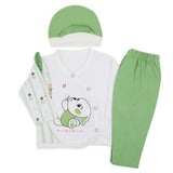 Newborn Girls Full Sleeves Suit - Green, Newborn Girls Sets & Suits, Chase Value, Chase Value