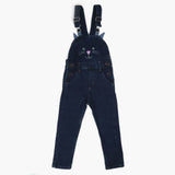 Girls Embroidered Dangri - Blue, Girls Suits, Chase Value, Chase Value