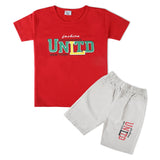 Valuable Boys Half Sleeves Suit - Red, Boys Sets & Suits, Chase Value, Chase Value