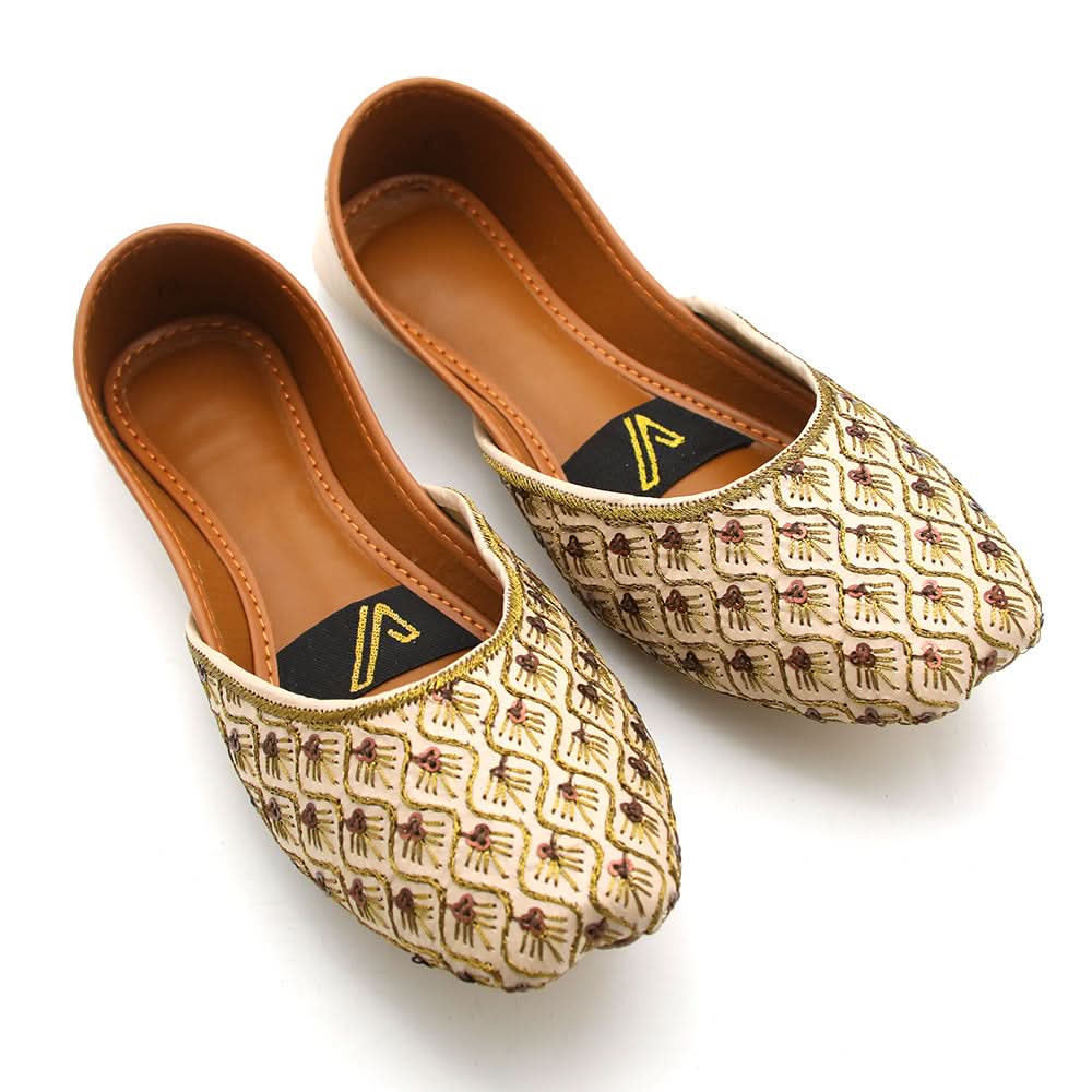 Girls Khussa - Fawn, Girls Khussa, Chase Value, Chase Value