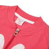 Girls Full Sleeves 3pcs Suit - Fuchia, Girls Suits, Chase Value, Chase Value