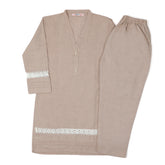 Girls Shalwar Suit - Light Brown, Girls Shalwar Kameez, Chase Value, Chase Value