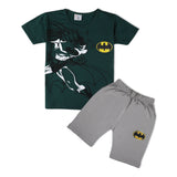 Boys Half Sleeves Suit - Green, Boys Sets & Suits, Chase Value, Chase Value