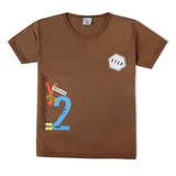 Valuable Boys Half Sleeves Short Suit - Brown, Boys Sets & Suits, Chase Value, Chase Value