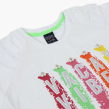 Girls T-Shirt - White, Girls T-Shirts, Chase Value, Chase Value