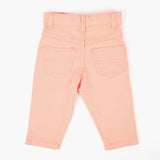 Newborn Girls Cotton Pant - Peach, Newborn Girls Shorts Skirts & Pants, Chase Value, Chase Value