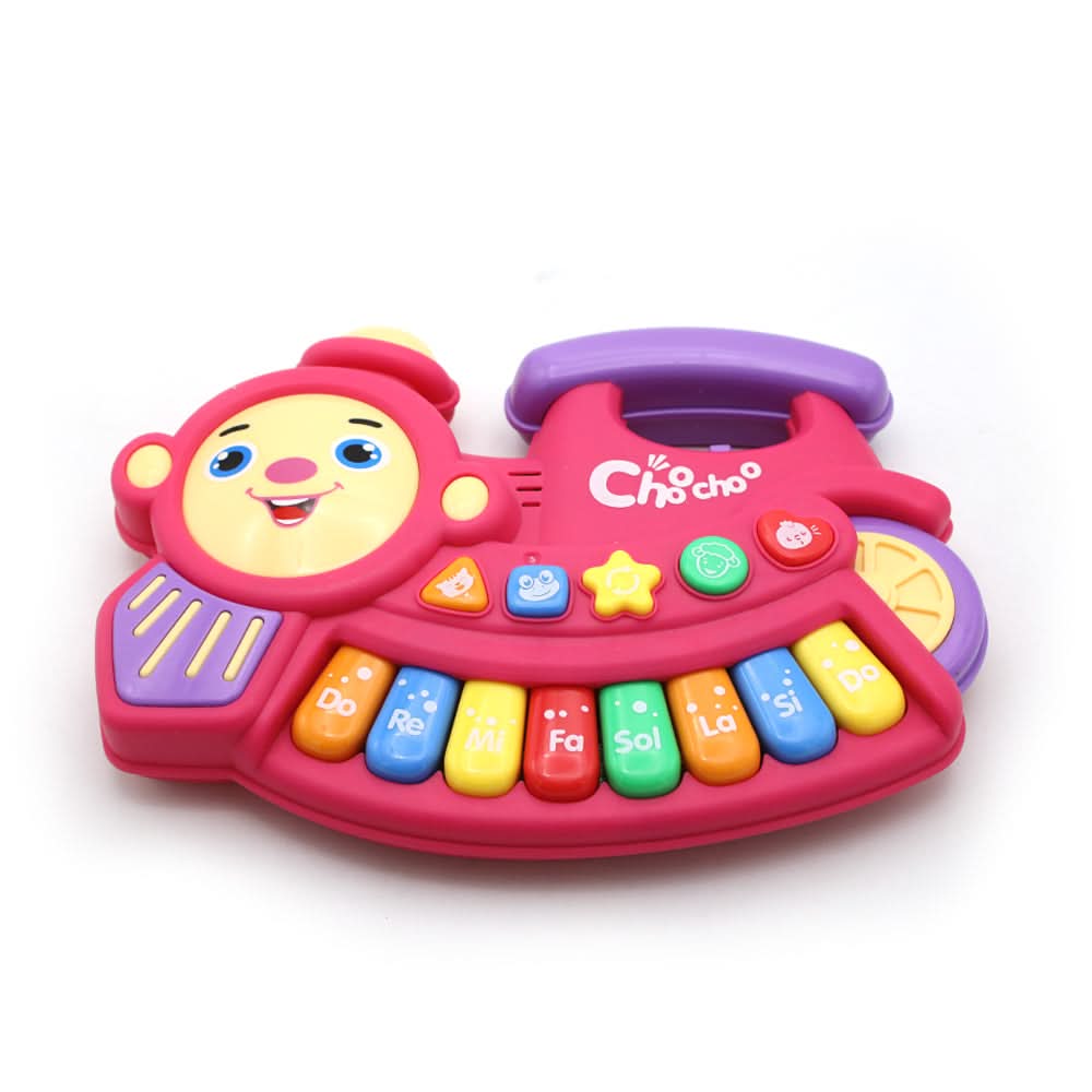 Electronic Keyboard Piano - Dark Pink, Musical Toys, Chase Value, Chase Value