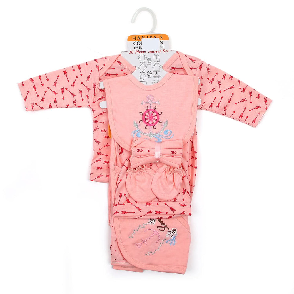 Newborn Full Sleeves Gift Set - Light Pink, Newborn Gift Set, Chase Value, Chase Value