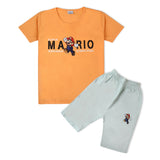 Valuable Boys Half Sleeves Short Suit - Orange, Boys Sets & Suits, Chase Value, Chase Value