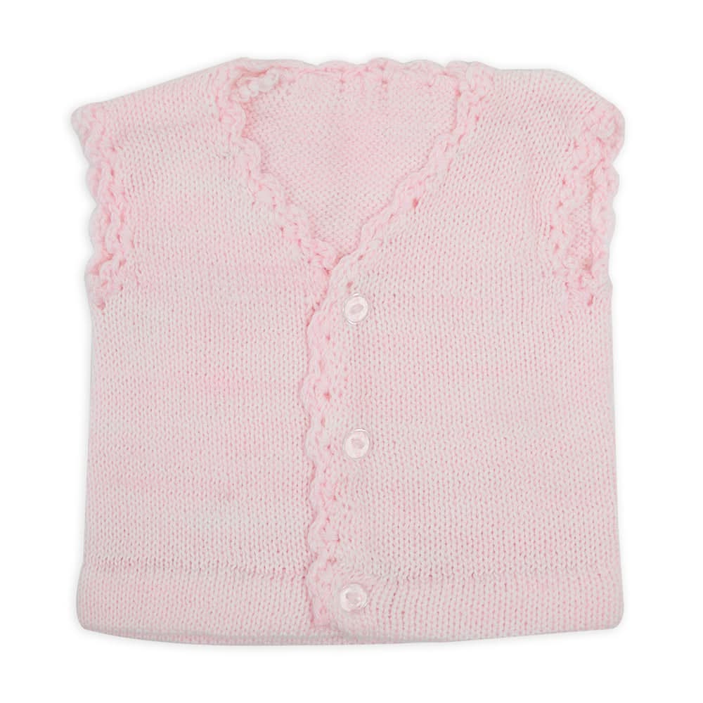 Newborn Girls Sweater - Pink, Newborn Girls Winterwear, Chase Value, Chase Value