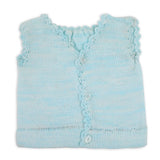 Newborn Girls Sweater - Sky Blue, Newborn Girls Winterwear, Chase Value, Chase Value