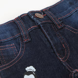 Newborn Girls Denim Pant - Dark Blue, Newborn Girls Shorts Skirts & Pants, Chase Value, Chase Value