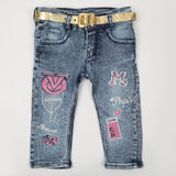 Girls Denim Pant - Blue, Girls Pants & Capri, Chase Value, Chase Value