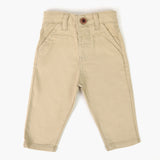 Newborn Girls Cotton Pant - Khaki, Newborn Girls Shorts Skirts & Pants, Chase Value, Chase Value