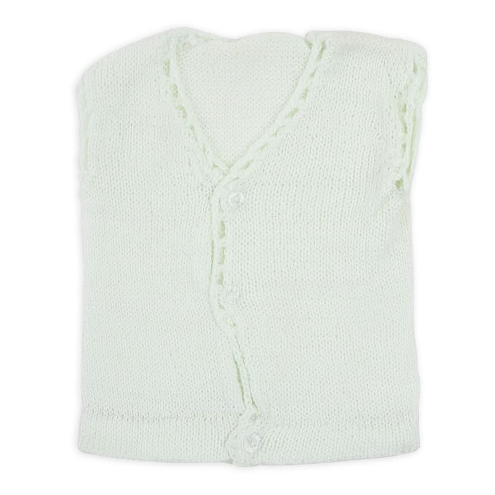 Newborn Girls Sweater - Light Green, Newborn Girls Winterwear, Chase Value, Chase Value