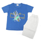 Boys Half Sleeves Short Suit - Blue, Boys Sets & Suits, Chase Value, Chase Value