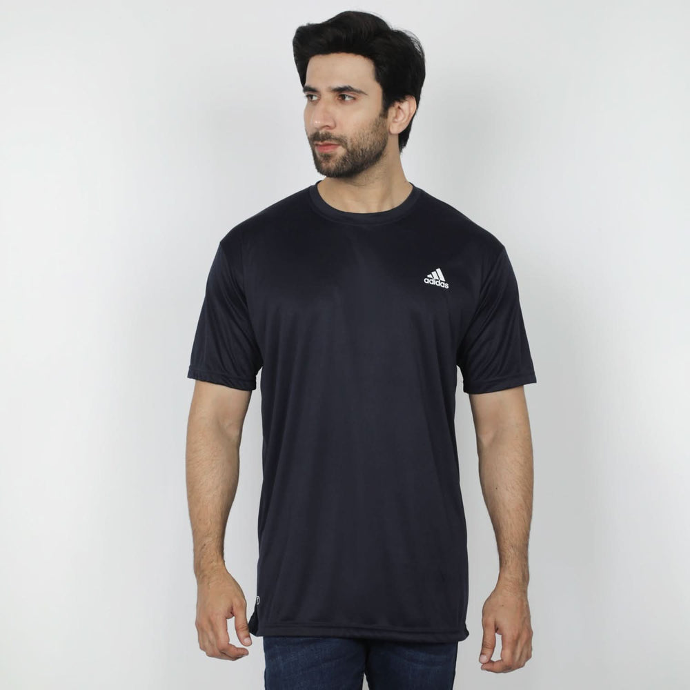 Men's Half Sleeves T-Shirt - Navy Blue, Men's T-Shirts & Polos, Chase Value, Chase Value