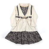 Girls Full Sleeves Frock - Grey, Girls Frocks, Chase Value, Chase Value