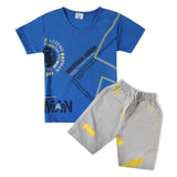 Valuable Boys Half Sleeves Suit - Royal Blue, Boys Sets & Suits, Chase Value, Chase Value