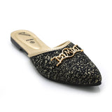 Valuable Women's Backless Pump - Black, Women Backless Pumps, Chase Value, Chase Value
