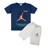 Valuable Boys Half Sleeves Short Suit - Navy Blue, Boys Sets & Suits, Chase Value, Chase Value