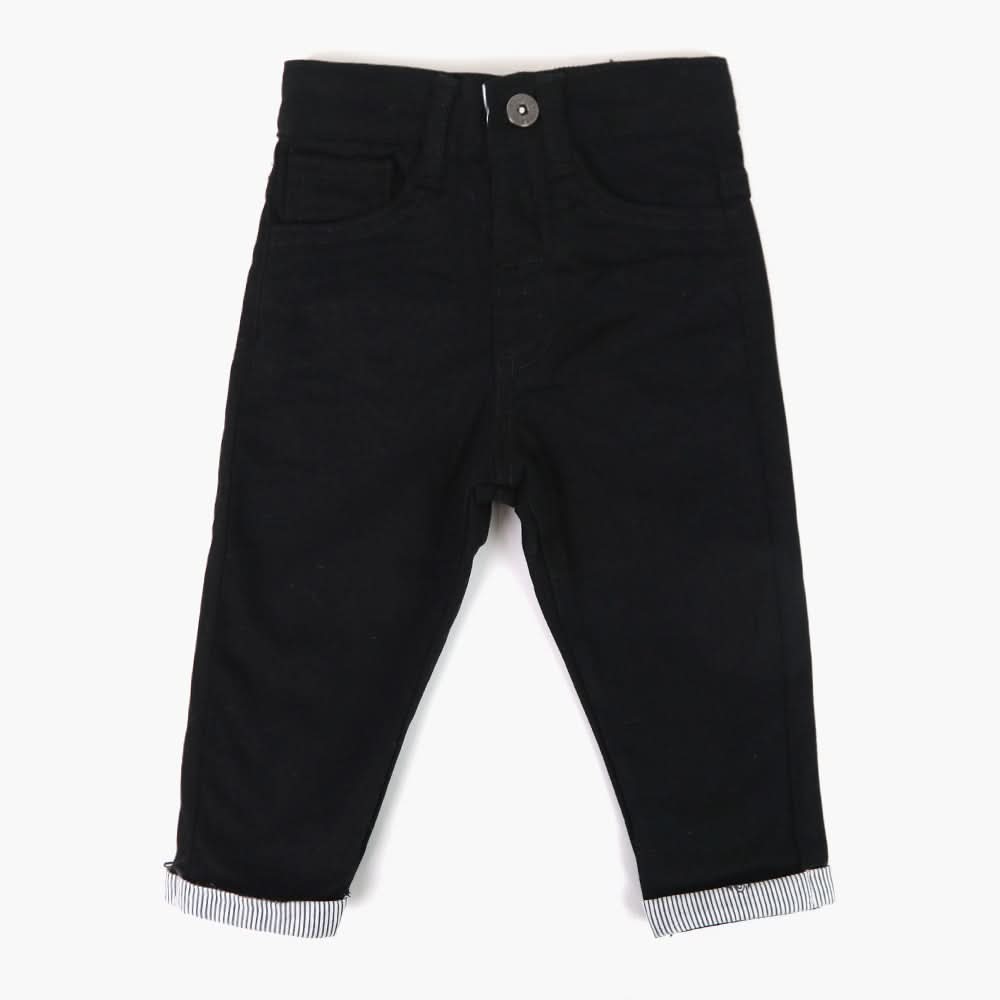 Newborn Girls Cotton Pant - Black, Newborn Girls Shorts Skirts & Pants, Chase Value, Chase Value