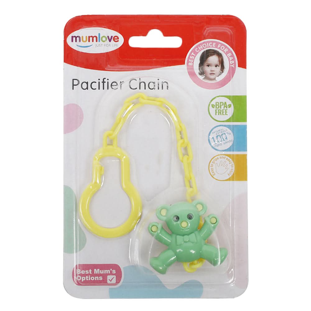 MomLove Pacifier Chain - Yellow, Kids Other Accessories, Chase Value, Chase Value