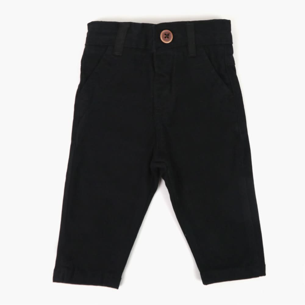 Newborn Girls Cotton Pant - Black, Newborn Girls Shorts Skirts & Pants, Chase Value, Chase Value
