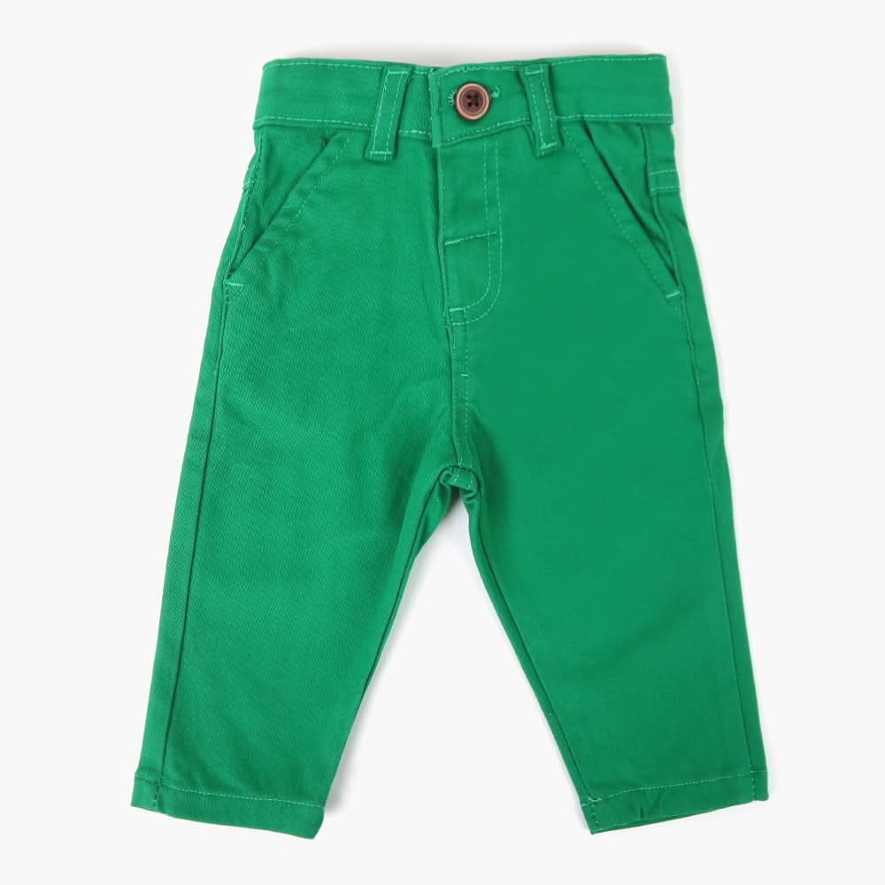 Newborn Girls Cotton Pant - Flag Green, Newborn Girls Shorts Skirts & Pants, Chase Value, Chase Value