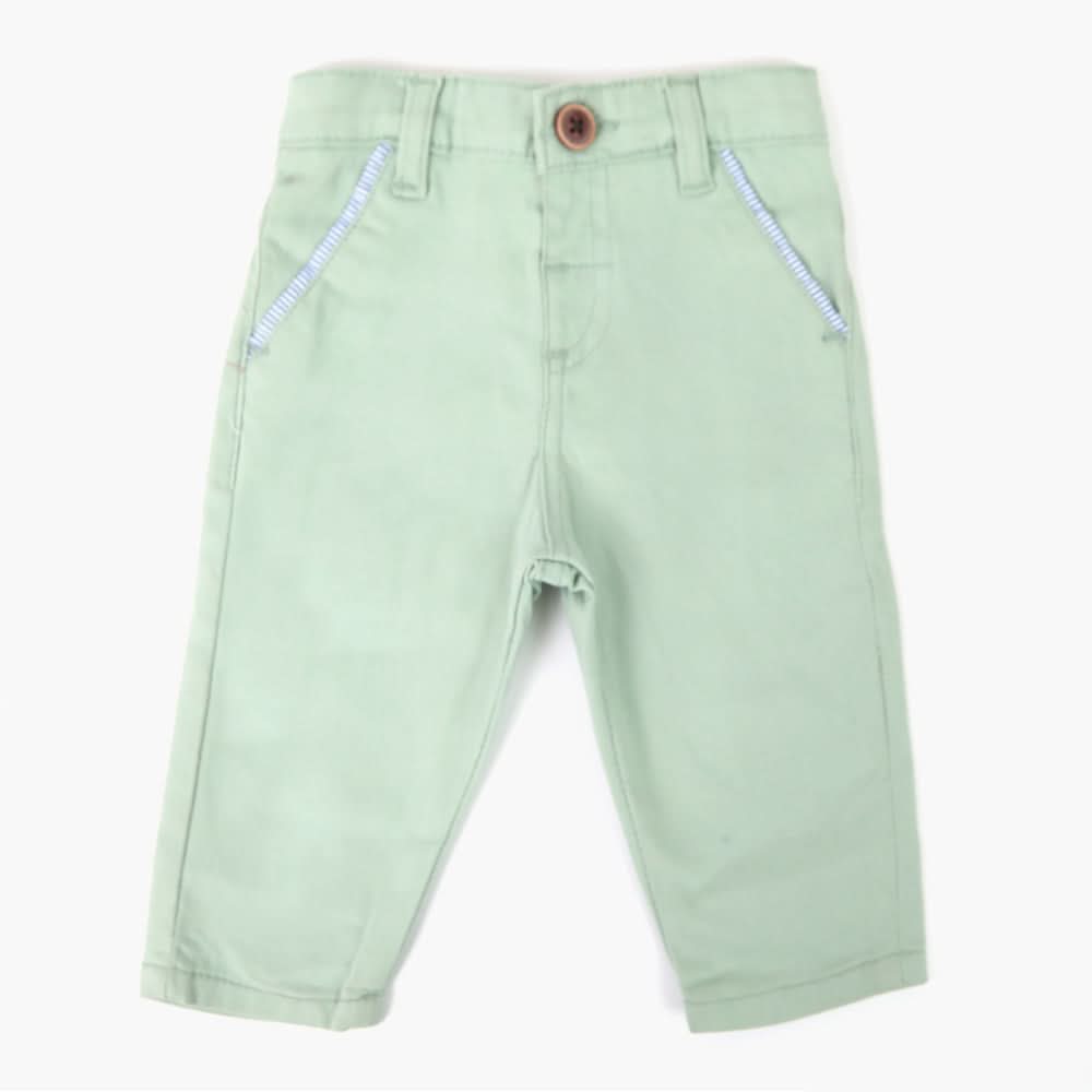 Newborn Girls Cotton Pant - Light Green, Newborn Girls Shorts Skirts & Pants, Chase Value, Chase Value