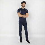 Men's Half Sleeves Round Neck T-Shirt - Navy Blue, Men's T-Shirts & Polos, Chase Value, Chase Value