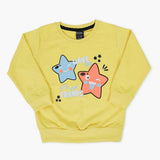 Girls Sweat Shirt - Yellow, Girls Hoodies & Sweat Shirts, Chase Value, Chase Value