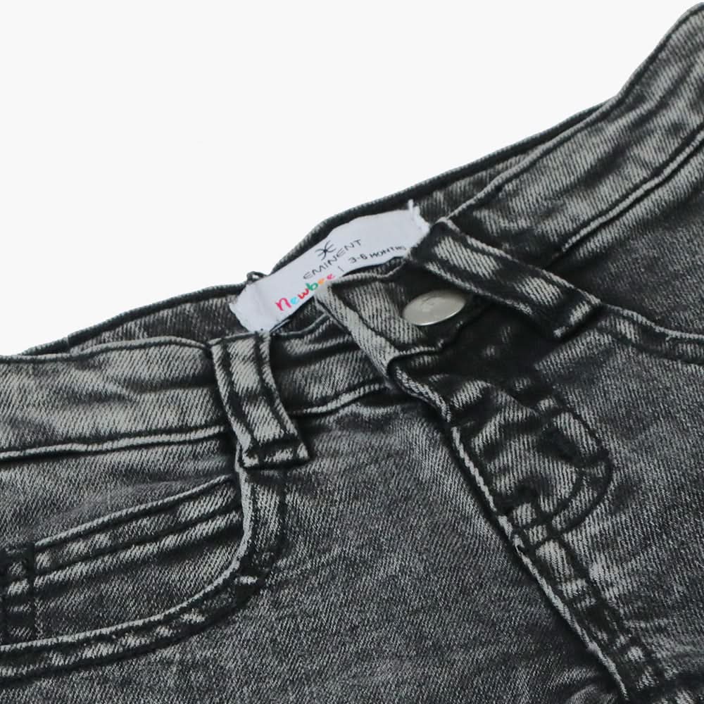 Eminent Newborn Boys Denim Pant - Grey, Newborn Boys Shorts & Pants, Eminent, Chase Value