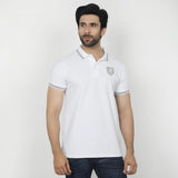 Men's Half Sleeves Polo T-Shirt - White, Men's T-Shirts & Polos, Chase Value, Chase Value