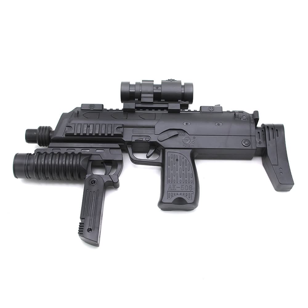 Voice Vibration Shooting Blaster Short Gun - Black, Weapon Toys, Chase Value, Chase Value