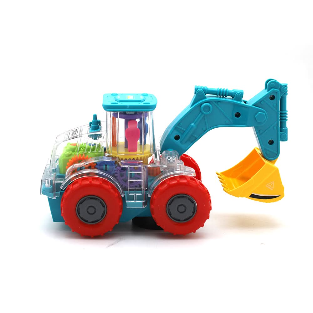 Transparent Gear Racing Car With Light And Music For Kids - Multi Color, Musical Toys, Chase Value, Chase Value