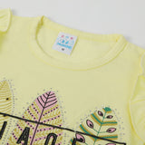 Girls Half Sleeves Suit - Yellow, Girls Suits, Chase Value, Chase Value