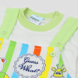 Newborn Boys Half Sleeves Romper - Light Green, Newborn Boys Rompers, Chase Value, Chase Value