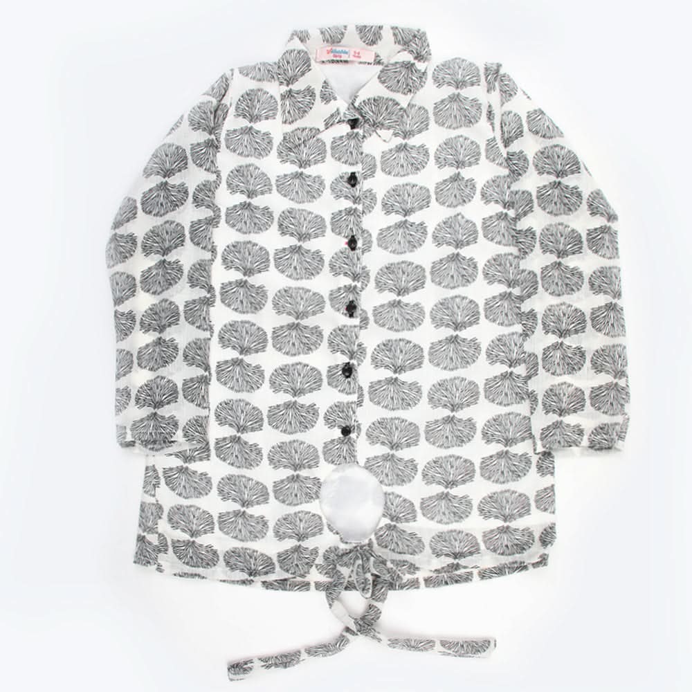 Girls Woven Top - White, Girls Tops, Chase Value, Chase Value