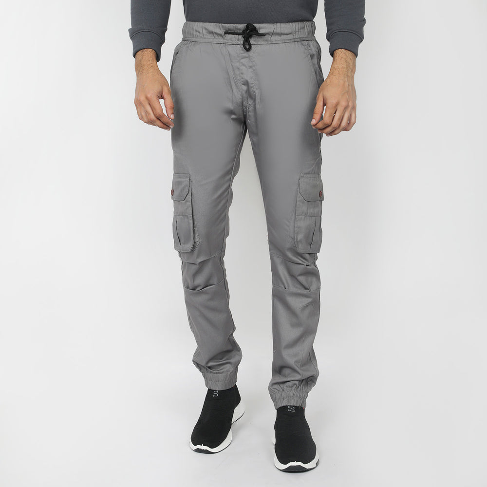 Men's Cotton Cargo Pant - Light Grey, Men's Casual Pants & Jeans, Chase Value, Chase Value