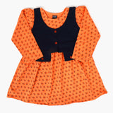 Girls Frock - Orange, Girls Frocks, Chase Value, Chase Value