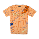 Boys Half Sleeves Suit - Peach, Boys Sets & Suits, Chase Value, Chase Value