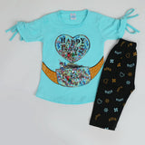 Girls Half Sleeves Suit - Light Blue, Girls Suits, Chase Value, Chase Value