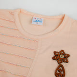 Girls Half Sleeves Suit - Peach, Girls Suits, Chase Value, Chase Value