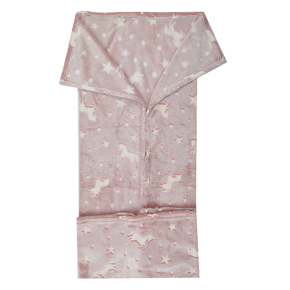 Kids Blanket Lumina Glow In The Dark - Pink, Kids Blanket, Chase Value, Chase Value