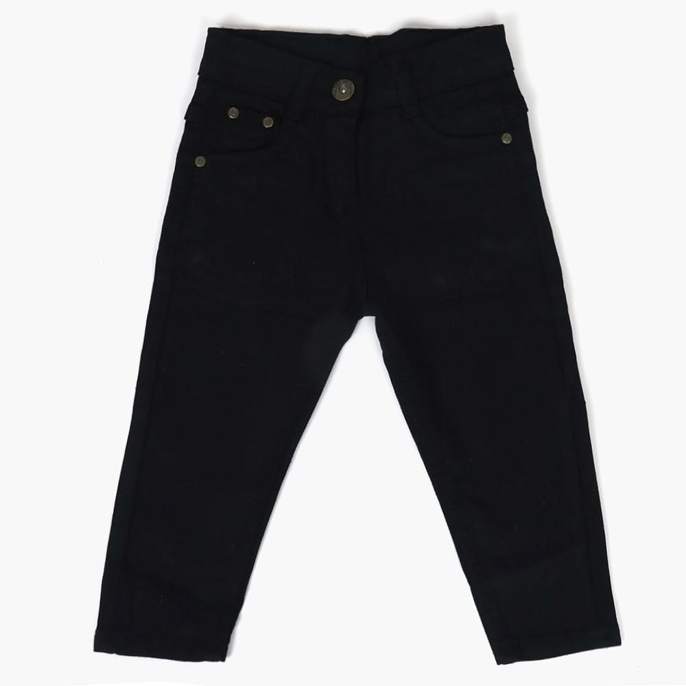 Girls Denim Pant - Black, Girls Pants & Capri, Chase Value, Chase Value